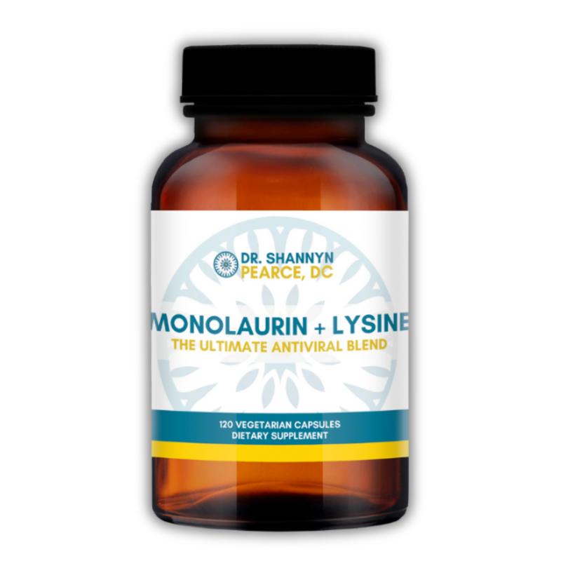 Monolaurin + Lysine Immune Support – 120 Capsules