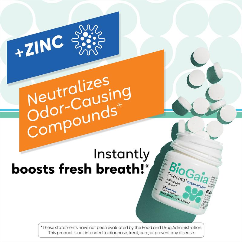 Daily Fresh Breath Probiotic Lozenges - 30 Servings