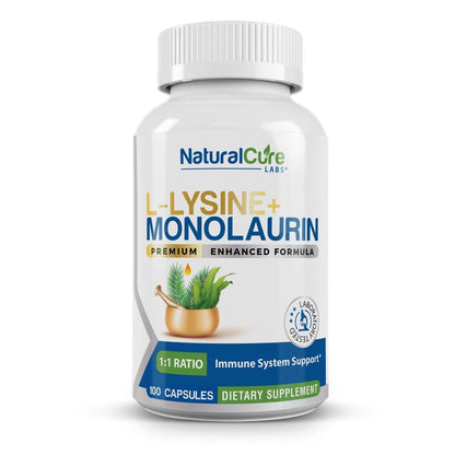 L-Lysine And Monolaurin Immune Support - 100 Capsules